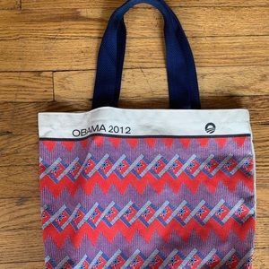 Derek Lam x Runway to Win Obama 2012 canvas tote